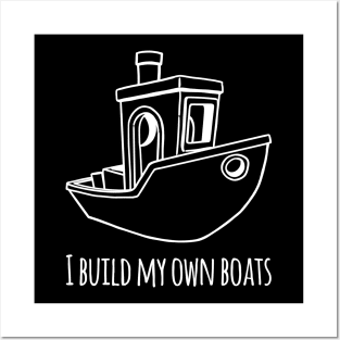 I build my own boats Posters and Art